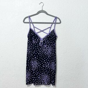 Purple polkadot nightie